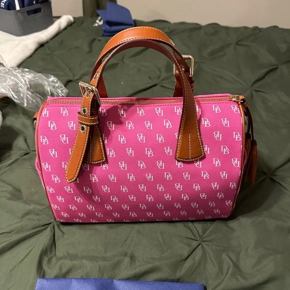 Dooney & Bourke Pink Kendra Satchel - Picture 5 of 14